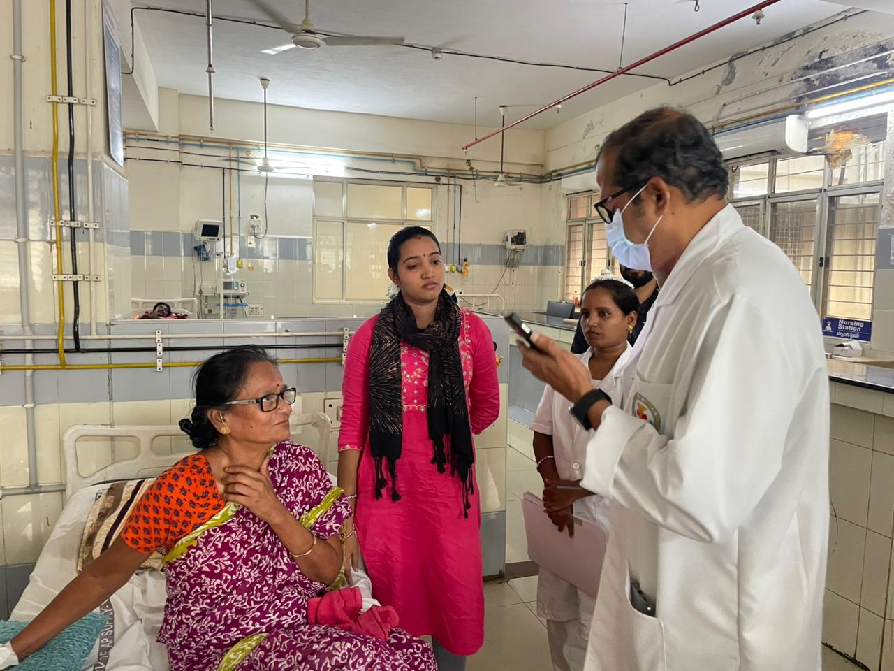 Director interaction with patients