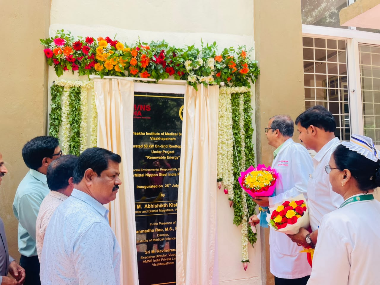 50 kw on grid rooftop solar plant inauguration